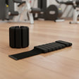 2-Piece Ankle & Wrist Weights &ndash; 1kg Pair Adjustable Workout Bangles (Black)