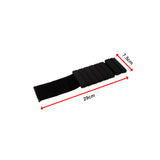 2-Piece Ankle & Wrist Weights &ndash; 1kg Pair Adjustable Workout Bangles (Black) - Extra Image