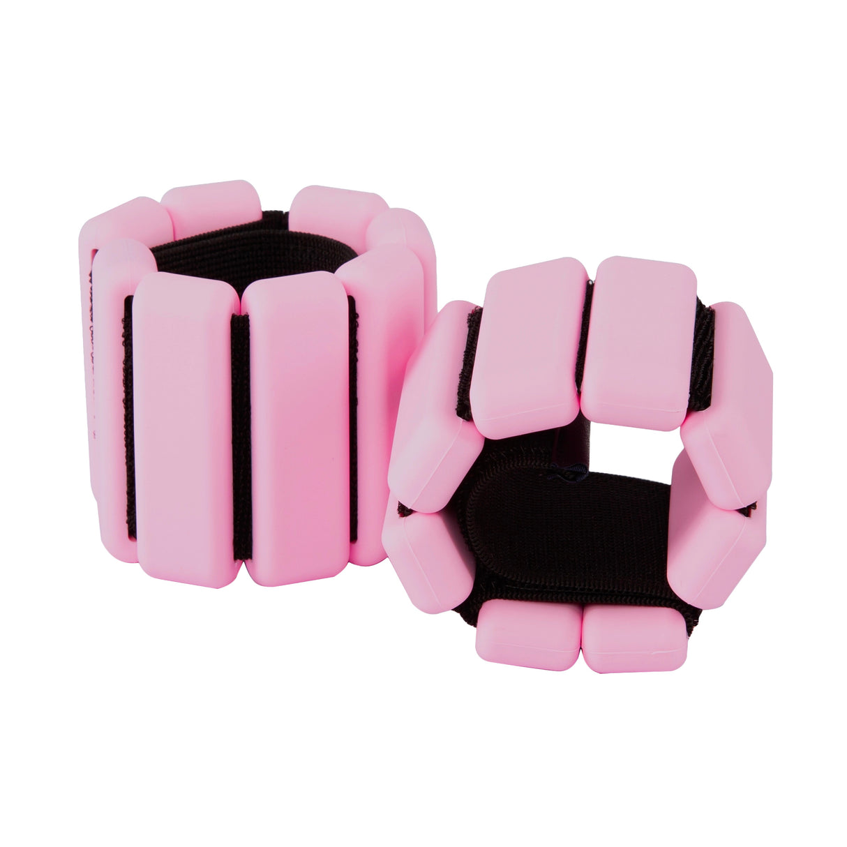 2-Piece Ankle & Wrist Weights &ndash; 2kg Pair Adjustable Workout Bangles (Pink)