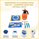 Waterproof AC Cleaning Cover Bag Kit &ndash; Leakproof Wash Bag for Wall Units