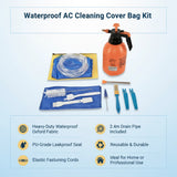 Waterproof AC Cleaning Cover Bag Kit &ndash; Leakproof Wash Bag for Wall Units - Extra Image
