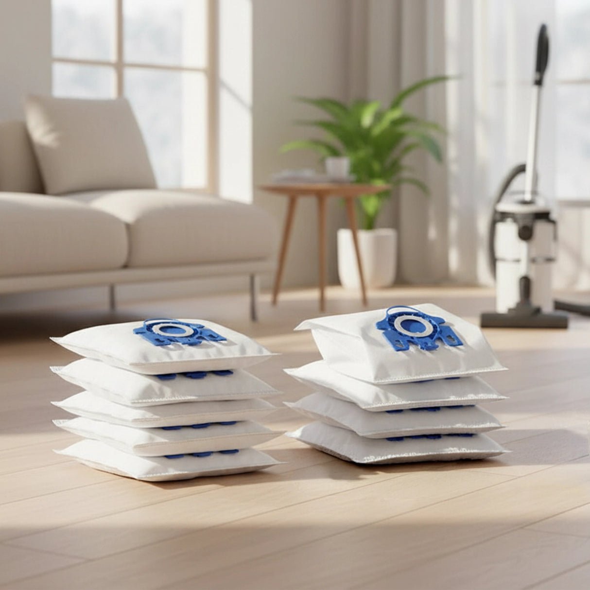 8 x GN HyClean Pure Vacuum Bags &ndash; Miele Compatible Dust Bags