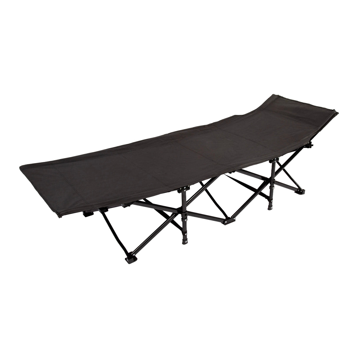 Camping Bed Elevated Cot with Mattress Foldable Outdoor Adult Sleeping