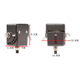 Adjustable Folding UHF Antennas Mount Bracket &ndash; Black Bullbar Clamp