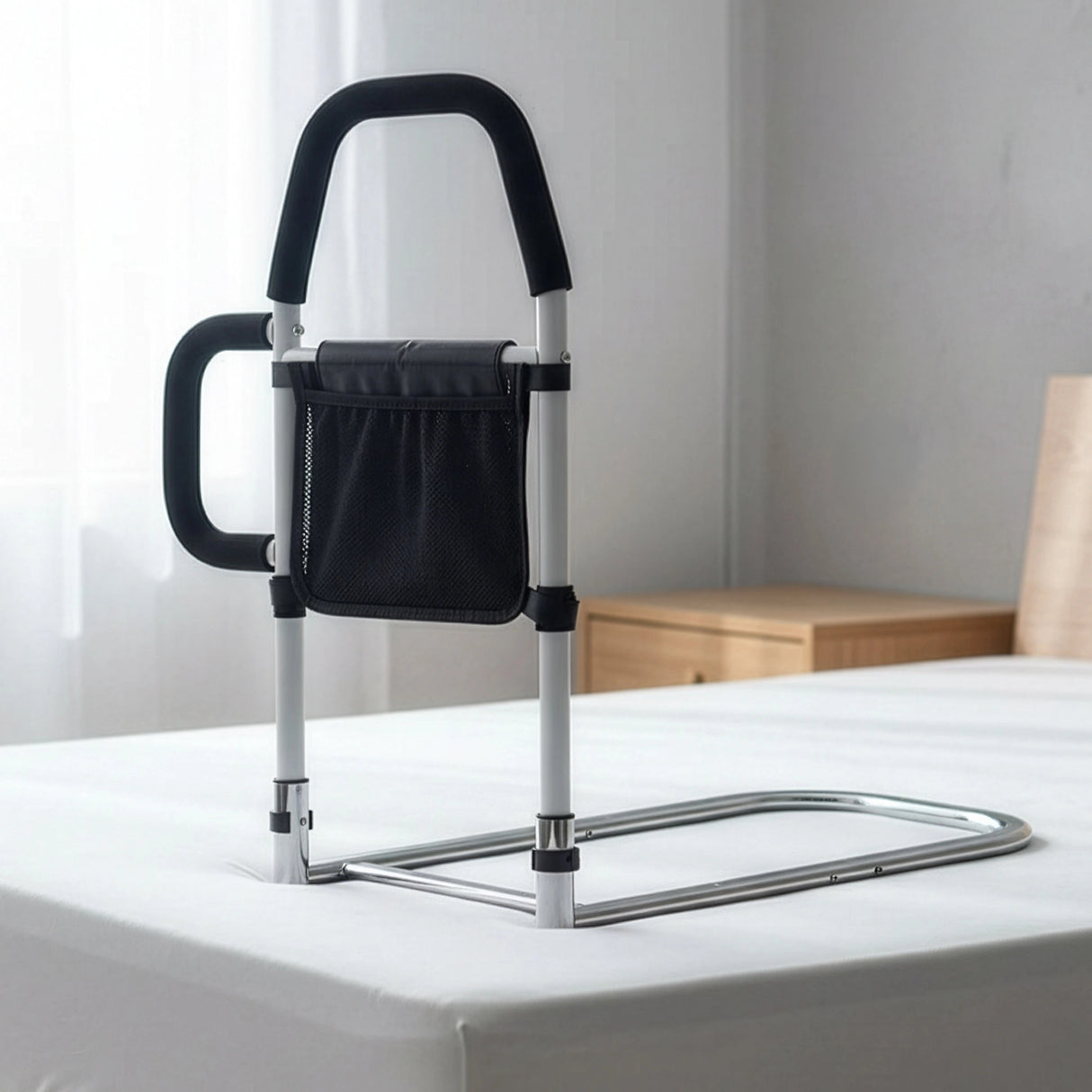 Adjustable Bed Rail for Elderly &ndash; Safety Support Bar for Adults