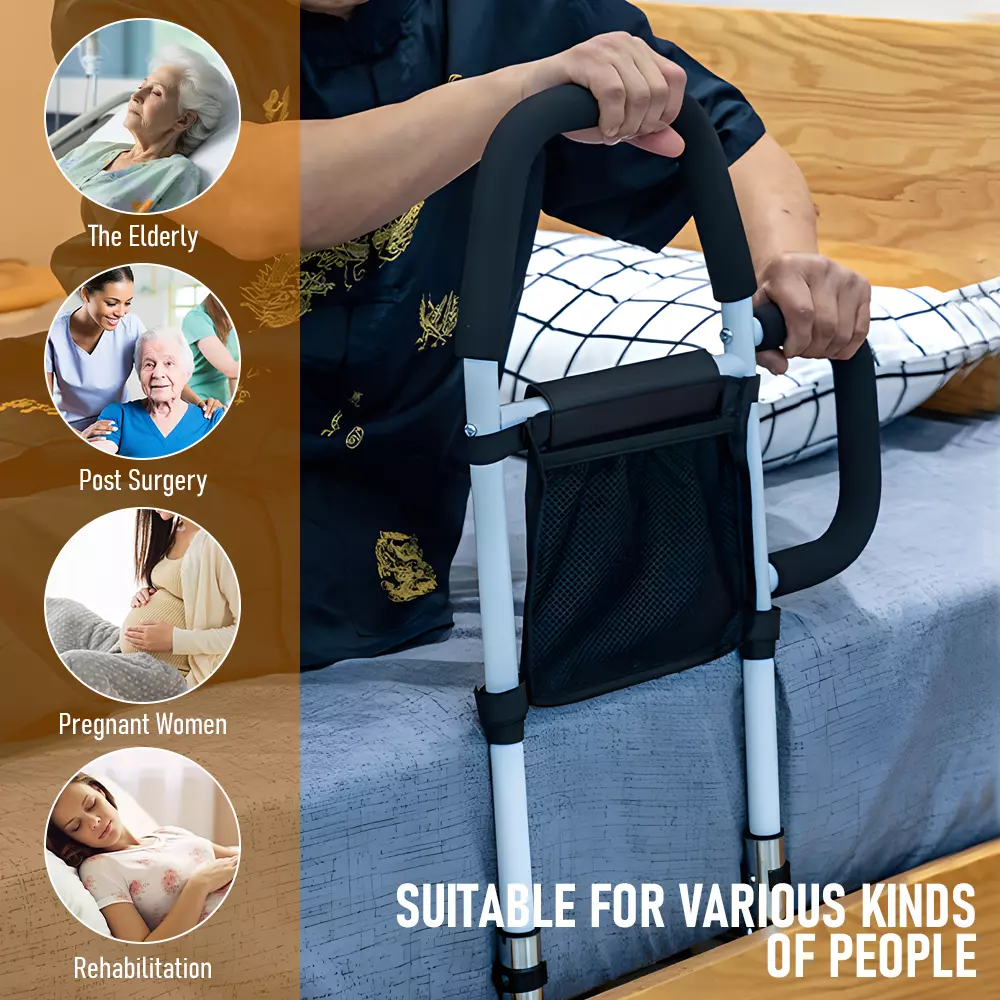 Adjustable Bed Rail for Elderly &ndash; Safety Support Bar for Adults