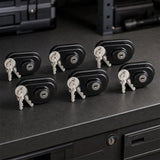 6pcs Keyed Alike Trigger Locks &ndash; Gun Safety Lock Set for Pistol, Rifle & Shotgun - Side View