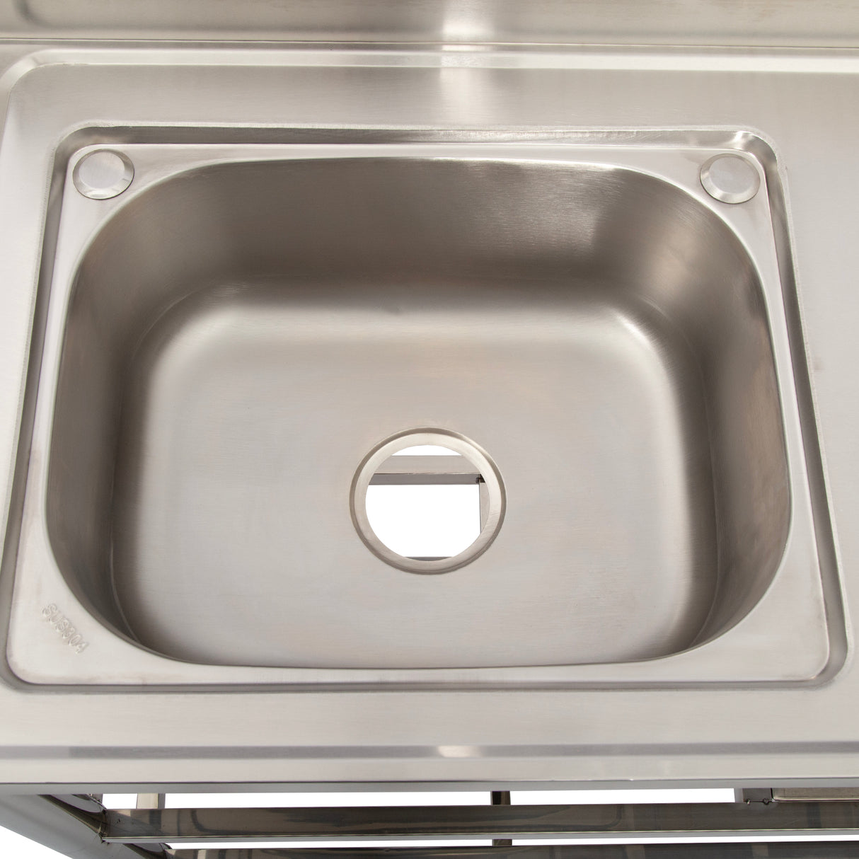 Freestanding Stainless Steel Kitchen Sink 120x50x79cm &ndash; Commercial Utility Wash Basin