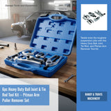 6pc Heavy Duty Ball Joint & Tie Rod Tool Kit &ndash; Pitman Arm Puller Remover Set - Extra Image