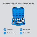 6pc Heavy Duty Ball Joint & Tie Rod Tool Kit &ndash; Pitman Arm Puller Remover Set