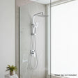Wall Mounted Chrome Dual Shower Mixer &ndash; Rainfall & Handheld Massage Head