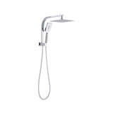 Wall Mounted Chrome Dual Shower Mixer &ndash; Rainfall & Handheld Massage Head