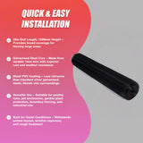 30m Black Chicken Wire Mesh Roll &ndash; Heavy Duty Aviary Netting & Garden Fencing for Poultry Enclosures - Extra Image