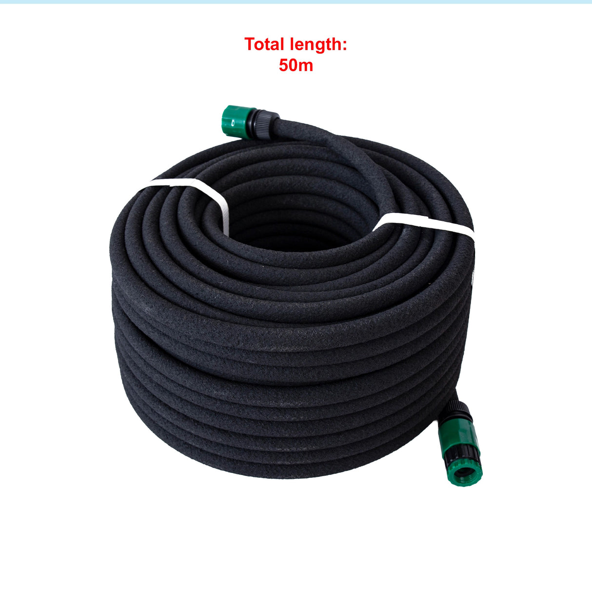 50m Porous Soaker Hose &ndash; Leaky Garden Irrigation Pipe for Efficient Watering