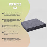 5m&sup2; Light Grey Carpet Tiles Set &ndash; Commercial & Domestic Flooring for Office, Retail, Home