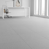 5m&sup2; Light Grey Carpet Tiles Set &ndash; Commercial & Domestic Flooring for Office, Retail, Home