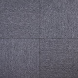 5m&sup2; Light Grey Carpet Tiles Set &ndash; Commercial & Domestic Flooring for Office, Retail, Home - Low Angle