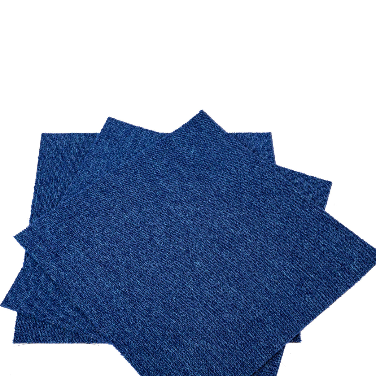 5m&sup2; Blue Carpet Tiles Set &ndash; Commercial & Domestic Flooring for Office, Retail, Home