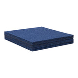 5m&sup2; Blue Carpet Tiles Set &ndash; Commercial & Domestic Flooring for Office, Retail, Home - Rear View