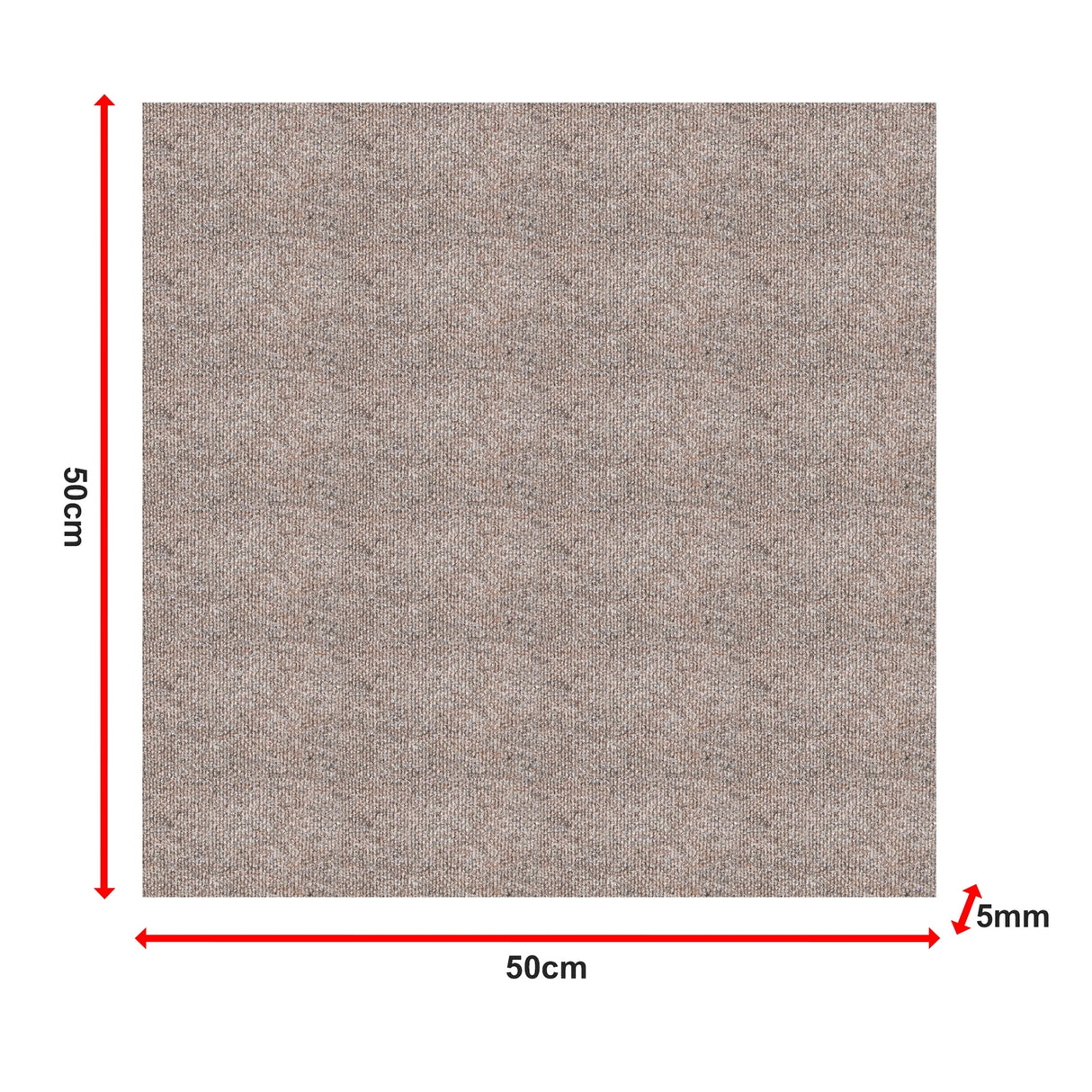 5m&sup2; Beige Carpet Tiles Set &ndash; Commercial & Domestic Flooring for Office, Retail, Home