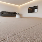 5m&sup2; Beige Carpet Tiles Set &ndash; Commercial & Domestic Flooring for Office, Retail, Home