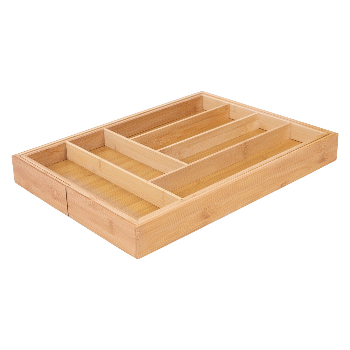 Extendable Cutlery Tray Drawer Organiser &ndash; 6 to 8 Compartment Kitchen Utensil Storage Solution