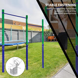 Double Outdoor Pull-Up Bar &ndash; Height Adjustable Gymnastics & Fitness Bar - Front View