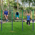 Triple Outdoor Pull-Up Bar &ndash; Height Adjustable Gymnastics & Fitness Bar