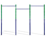 Triple Outdoor Pull-Up Bar &ndash; Height Adjustable Gymnastics & Fitness Bar