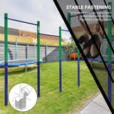Triple Outdoor Pull-Up Bar &ndash; Height Adjustable Gymnastics & Fitness Bar - Top-Down View