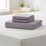 Double Bed Sheet Set &ndash; 1800 Series Microfiber, Deep Pocket, Soft & Breathable, Grey