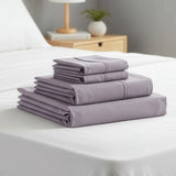 Queen Bed Sheet Set &ndash; 1800 Series Microfiber, Deep Pocket, Soft & Breathable, Grey