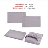 King Bed Sheet Set &ndash; 1800 Series Microfiber, Deep Pocket, Soft & Breathable, Grey