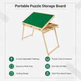 1500-Piece Jigsaw Puzzle Table with Folding Legs &ndash; Portable Puzzle Storage Board - Extra Image