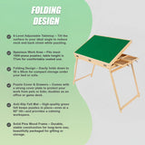 1500-Piece Jigsaw Puzzle Table with Folding Legs &ndash; Portable Puzzle Storage Board - Top-Down View