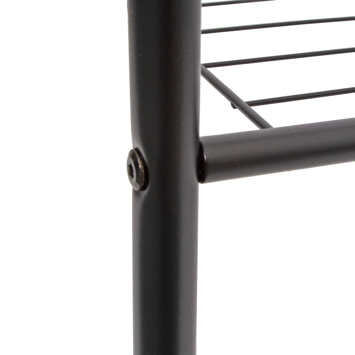 Double Clothes Rack Metal Garment Rail 80x154cm &ndash; Heavy Duty Hanging Shelf Storage