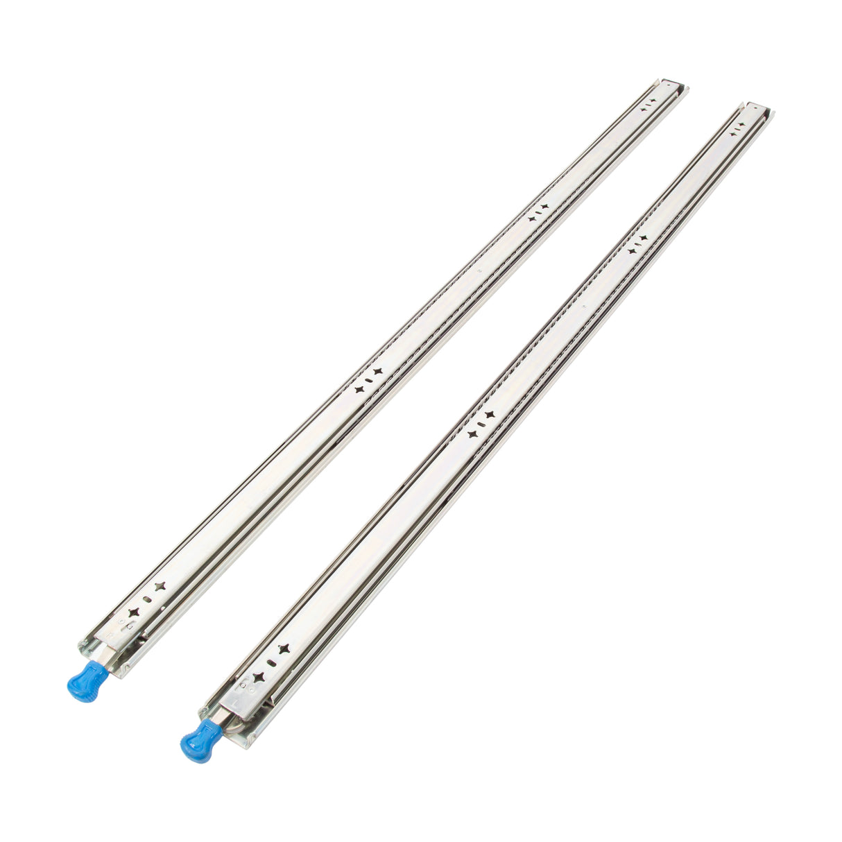 2 x 125kg Heavy Duty Locking Drawer Slides &ndash; Industrial Drawer Runners Pair