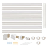 4.8m Mini Split AC Line Set Cover Kit &ndash; PVC Duct for Central Air Conditioner