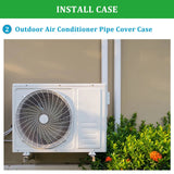 4.8m Mini Split AC Line Set Cover Kit &ndash; PVC Duct for Central Air Conditioner - Extra Image