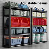 120x40x183cm Metal Garage Shelving Rack &ndash; Heavy-Duty Steel Storage