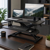 Ergonomic Standing Desk Converter &ndash; Height Adjustable Sit Stand Workstation