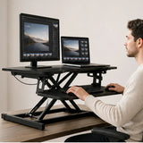Ergonomic Standing Desk Converter &ndash; Height Adjustable Sit Stand Workstation