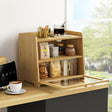 Enclosed Bread Box &ndash; Large Kitchen Countertop Bread Storage Container for Freshness & Organisation