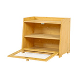 Enclosed Bread Box &ndash; Large Kitchen Countertop Bread Storage Container for Freshness & Organisation