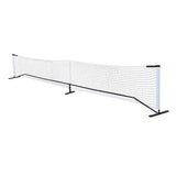 Portable 6.7m Pickleball Net Set &ndash; Heavy Duty Metal Frame with Wheels - Close-Up Angle