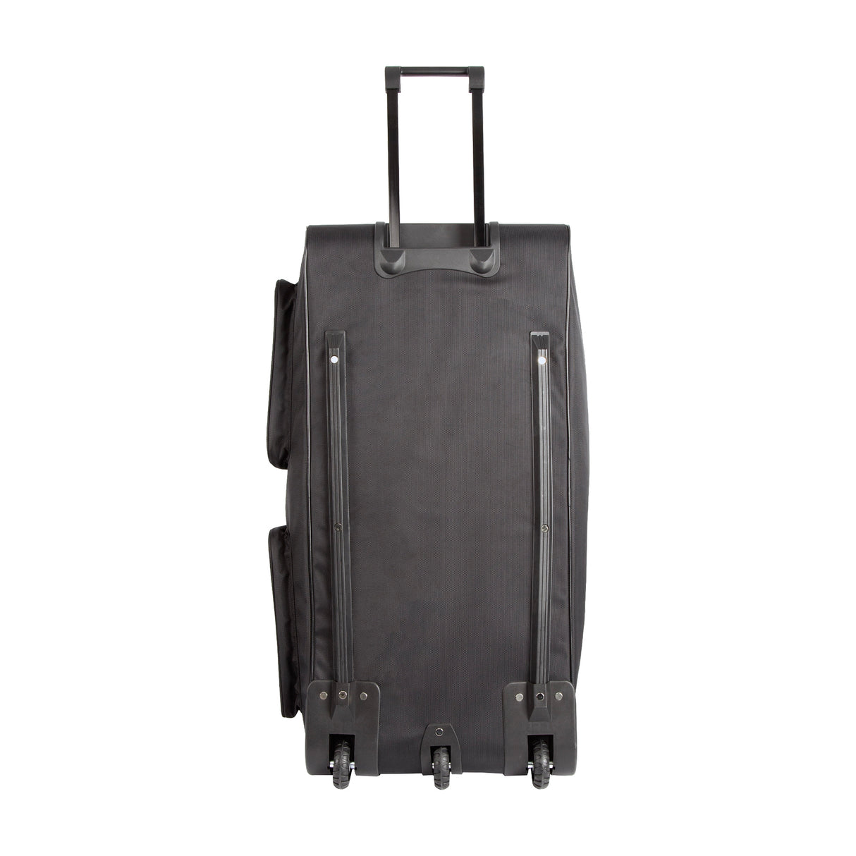 Large Black Wheeled Travel Duffle Bag &ndash; Rolling Luggage Trolley