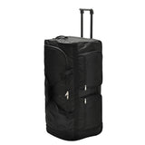 Large Black Wheeled Travel Duffle Bag &ndash; Rolling Luggage Trolley