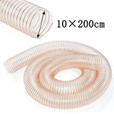 2m PU Flexible Ducting Hose &ndash; Clear Ventilation & Dust Extraction Tube for Woodworking & Fume Control - Extra Image