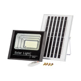 60W LED Solar Flood Light with Motion Sensor &ndash; Outdoor Security Lighting - 45-Degree Angle