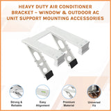 Heavy Duty Air Conditioner Bracket &ndash; Window & Outdoor AC Unit Support Mounting Accessories